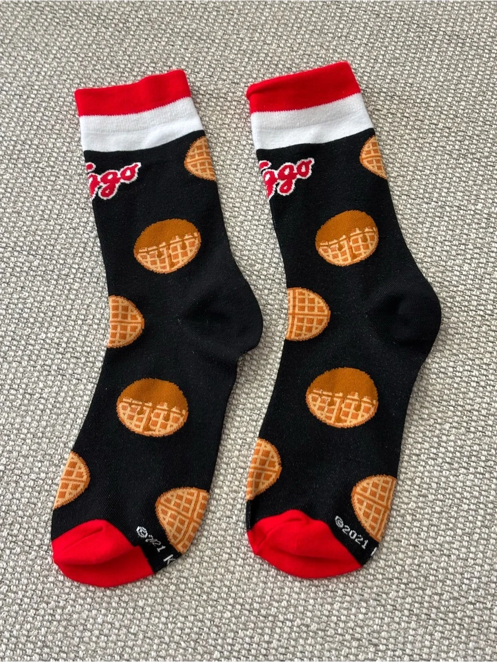 Eggo Waffles Socks (NWOT)